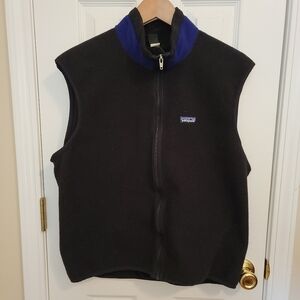 Patagonia Fleece Vest Black Size L